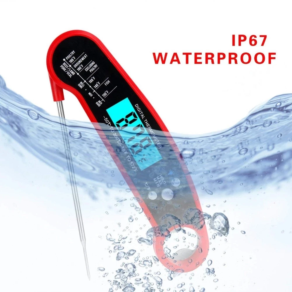 Best Selling Folding Waterproof Instant Read Kitchen Household Meat Food Digital