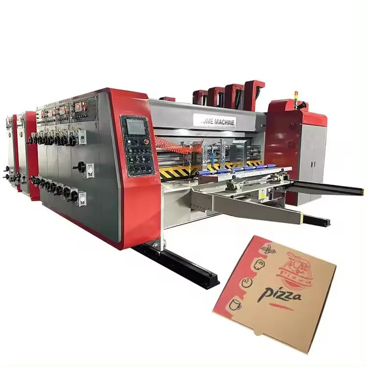High Speed Flexo 4 Color Printing Slotting Die-cutting Machine For Making Corrugated Carton Box Die Cutter