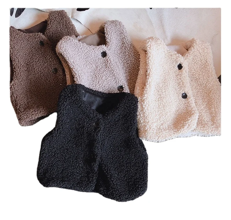 Детские осенне-зимние жилеты на осень и зиму, зимняя одежда для маленьких девочек, жилет для маленьких девочек