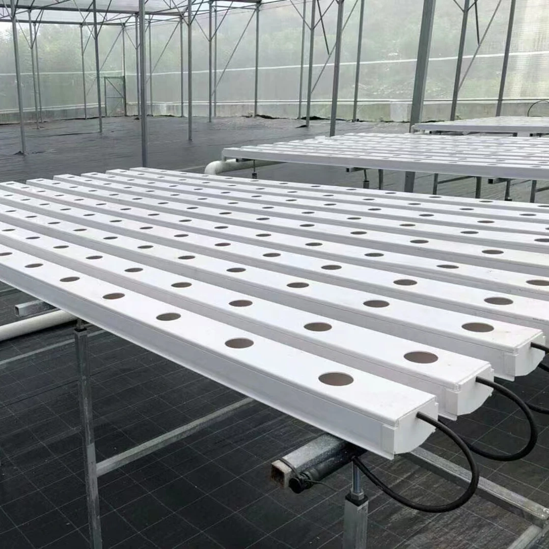 New Design smart hydroponics channel systems for agricultural greenhouse farm