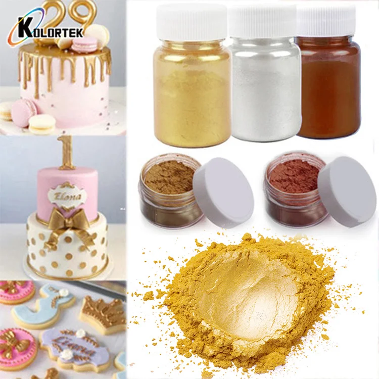 Food Grade Metallic Luster Dust Cake Tools Edible Food Gold Coloring Powder