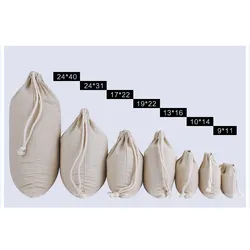 Drawstring Bag Rice Packing Bag Logo Custom Rice Packaging Draw String Gift Bag for Promotion Hot Sell Linen JUTE