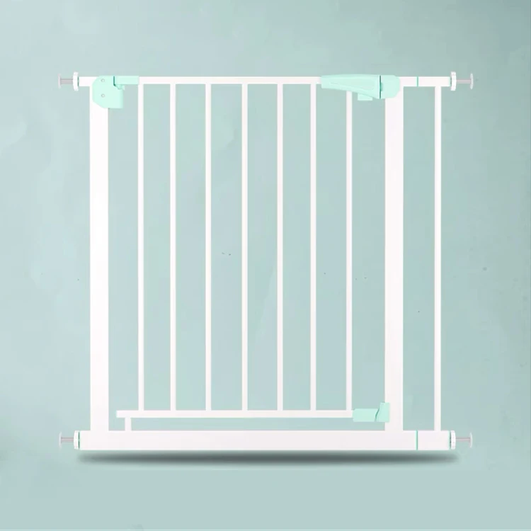 Iron Baby Safety Gate Fence Child Stair Door Barrier User Friendly Design High Strength Material For Kids Protection