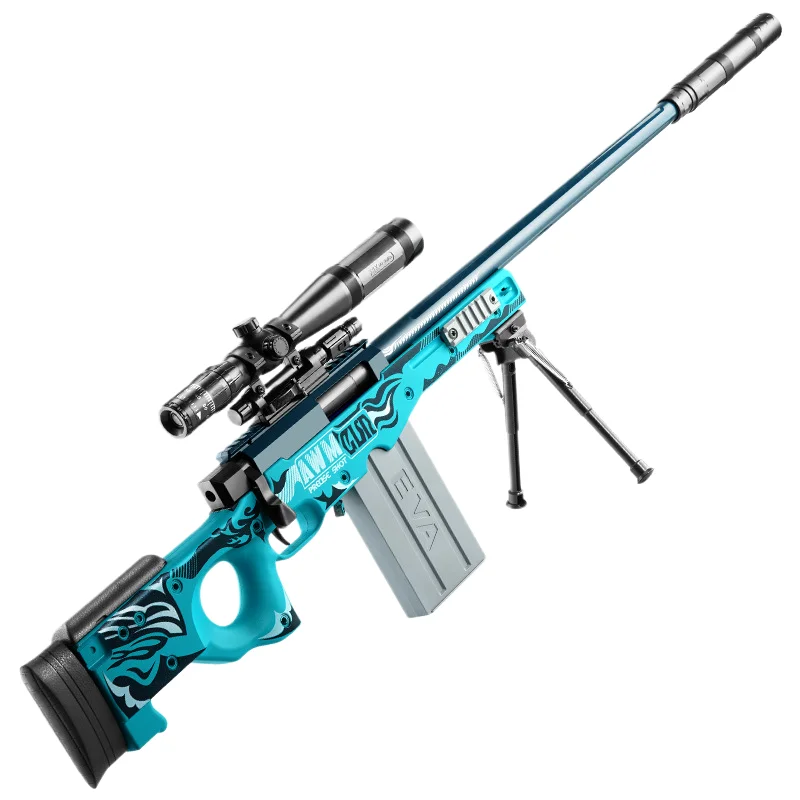 Jiefan red explosive AWM soft bullet children 98K manual bolt sniper men and girls gun toy wholesale