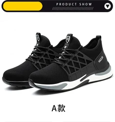 Wholesale Supplier Steel Top Puncture Proof Lightweight Safety Shoes Zapatos De Trabajo Seguridad Con Punta De Acero