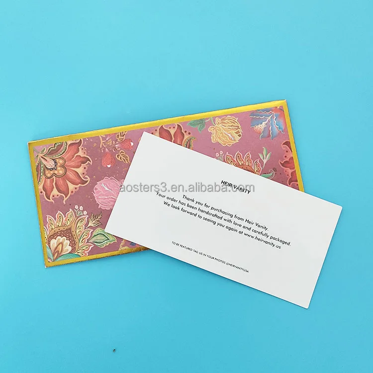 wholesale  hot sale Christmas greeting cards printing custom luxury new design thank you cards