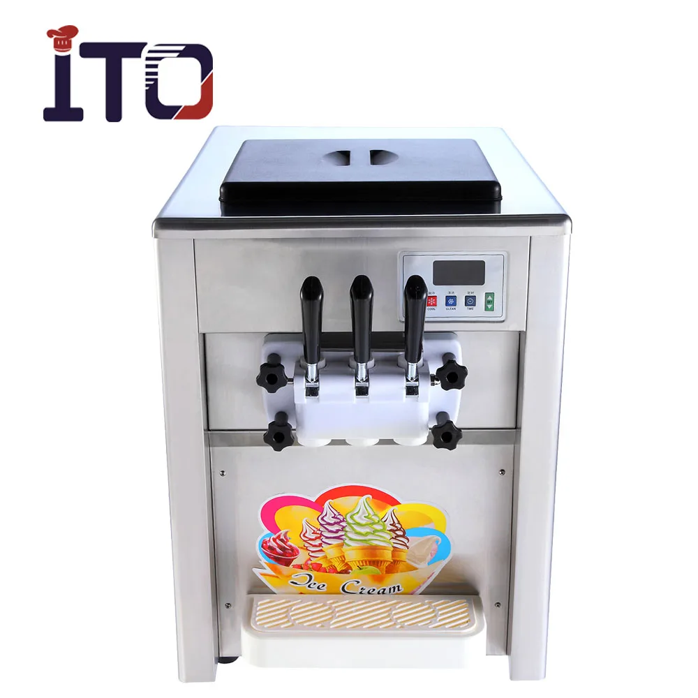 High Quality Ice Cream Vending Machine Commercial Automatic Ice Cream Machine With 3 Flavors