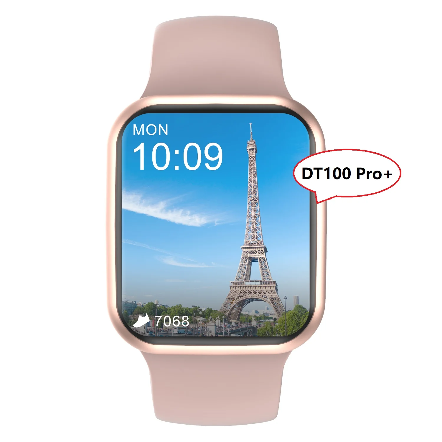 Smart Watch DT100 Pro+ BT Call IP68 Waterproof ECG Heart Rate Monitor Customize Watch Face Call DT100pro Plus Smart Watches