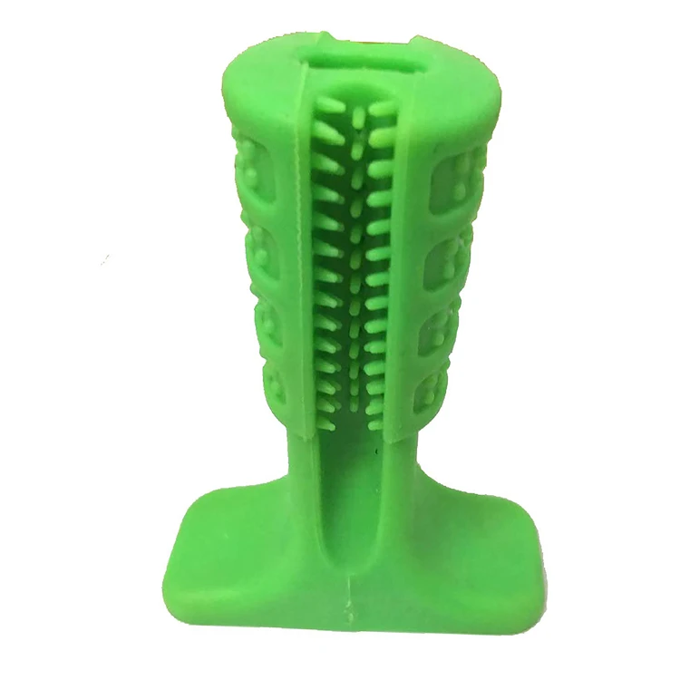 
Pet Supplies Toy Non Toxic Natural Rubber Dog Chew Toothbrush Chew Toy Dog Teeth Cleaning Puppy Brushing Toy 