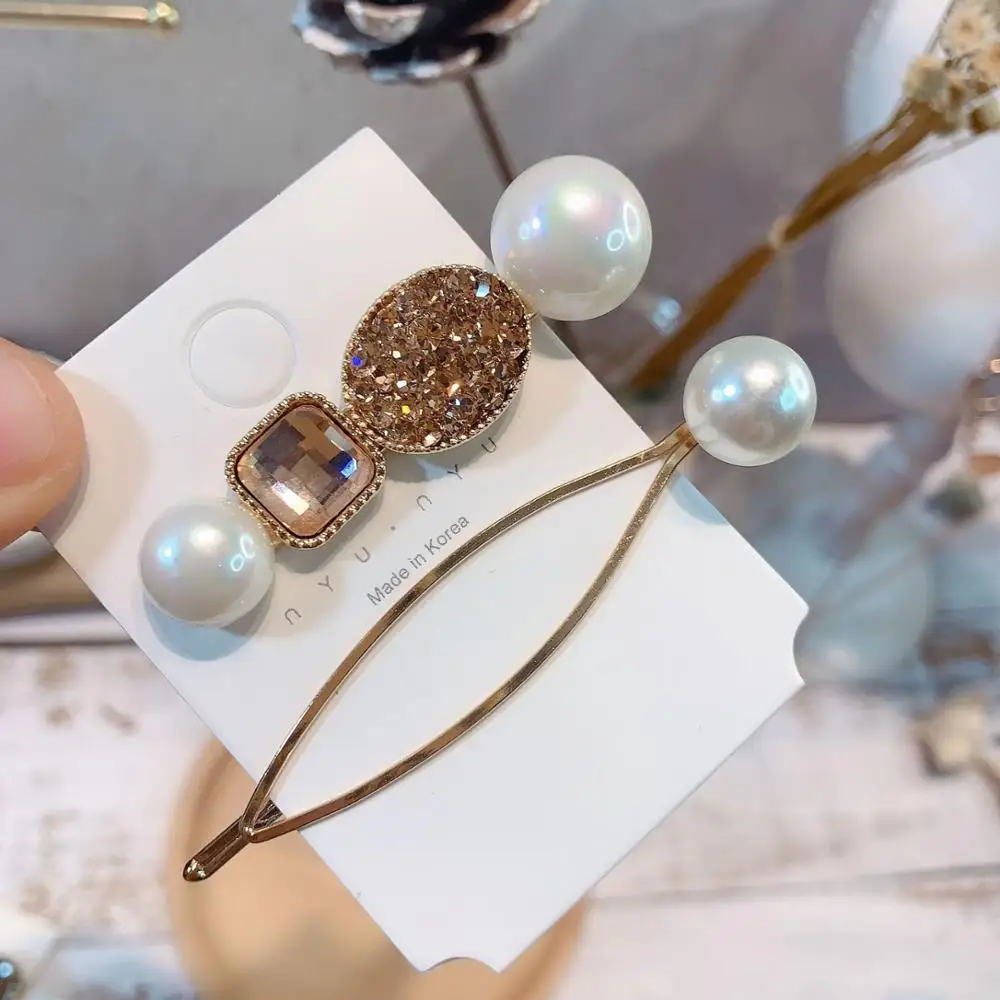 cute gold plated hair clips butterfly