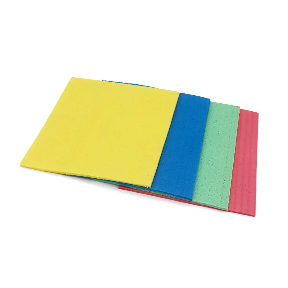 Kitchen dish cleaning cloth super absorbent sponge cellulose cloth compressed kitchen sponge for cleaning