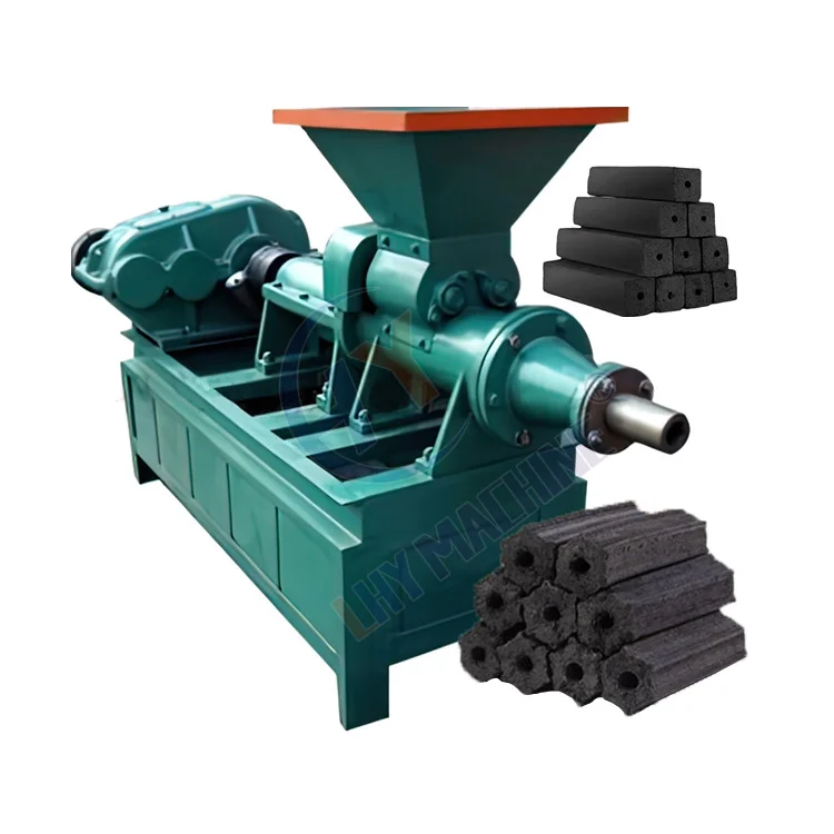 Industrial Coal Biomass Hydraulic Sawdust Bbq Charcoal Briquette Press Machine In Indonesia For Sale