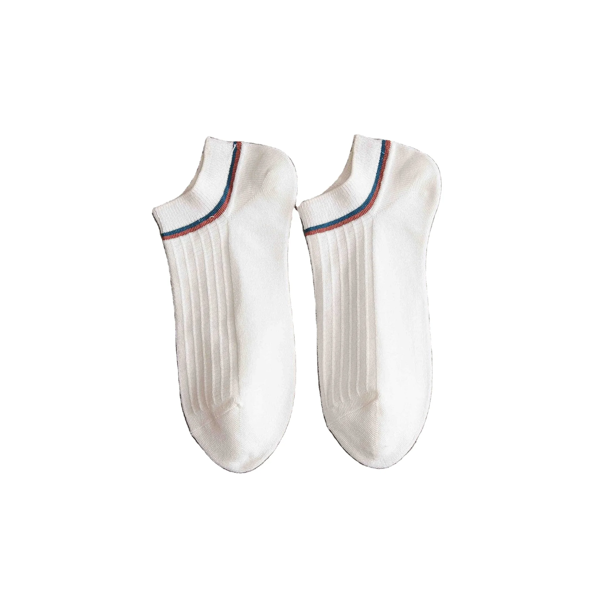 Everyday Casual Sweat Absorbent Ankle Socks Set Solid Plain Color Men Breathable Bamboo Cotton Socks