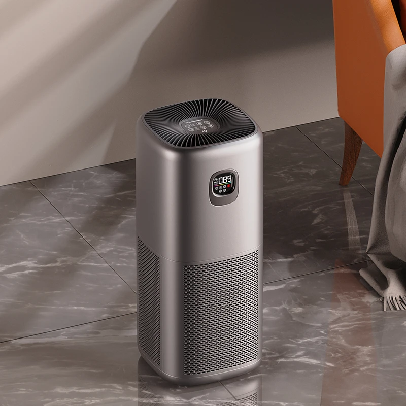 2023 Wintek Hot Sale Air Purifier H13 Ture Hepa Air Filter Tuya Smart Wifi Negative Ion Commercial Air Cleaner for Home