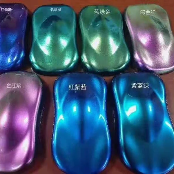 
Chameleon Pigments Color Shifting Silky Smooth Effect Fine Particle Size Pearlescent Pigment For Automotive Paint Nailpolish 