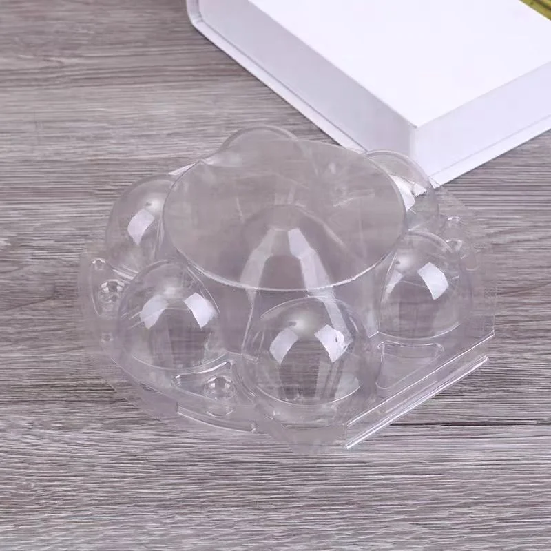 Hot Sale Portable egg container Disposable PET Plastic egg tray Thickened Transparent  for Egg Picking