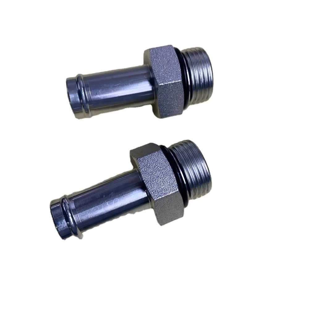 4604-12-12 Male Straight Thread Hose Connector Stainless Steel Hydraulic Fittings