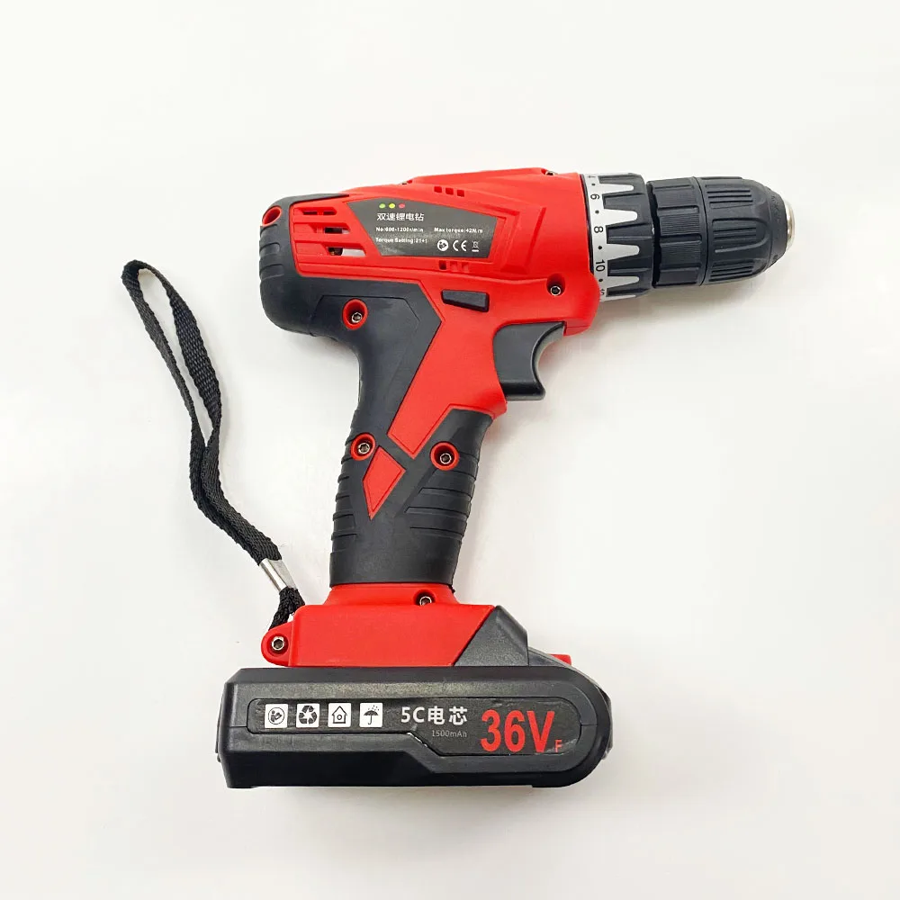 
Amazon hot sell Power Tool 36v Rechargeable Electric Machine Set Mini Screwdriver Cordless Drill Batteries cordless drill 