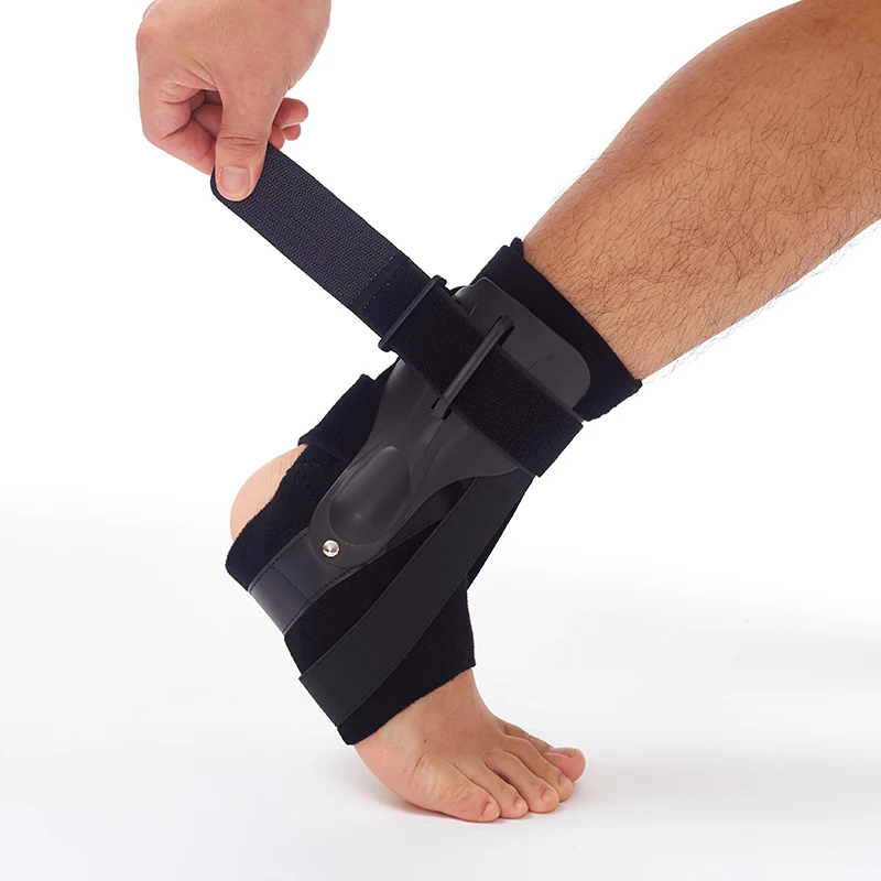 Custom Medical Plantar Fasciitis Compression Black Ankle Support Breathable Ankle Brace Wrap for Sports