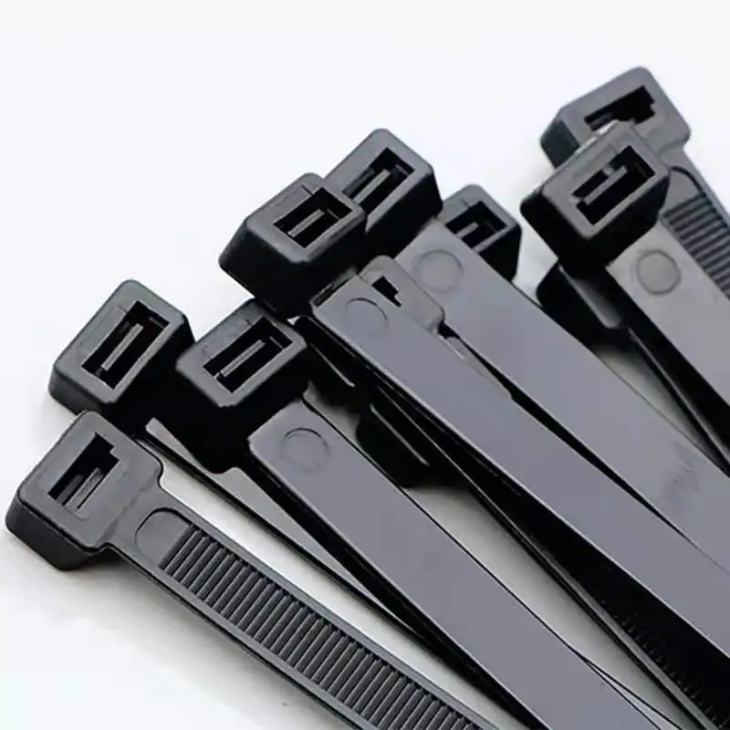 nylon 66 Cable Zip Ties 200mm 250mm 300mm 350mm 380mm 400mm White Black wire Cable storage trap Zip Cable Tie