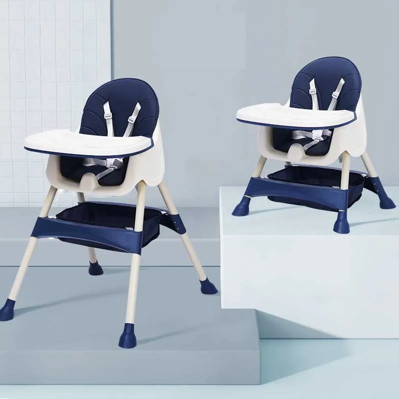 Wholesale Baby High Chairs Kids Furniture Restaurant Multifunctional Adjustable Feeding Chair Baby Feeding High Chair