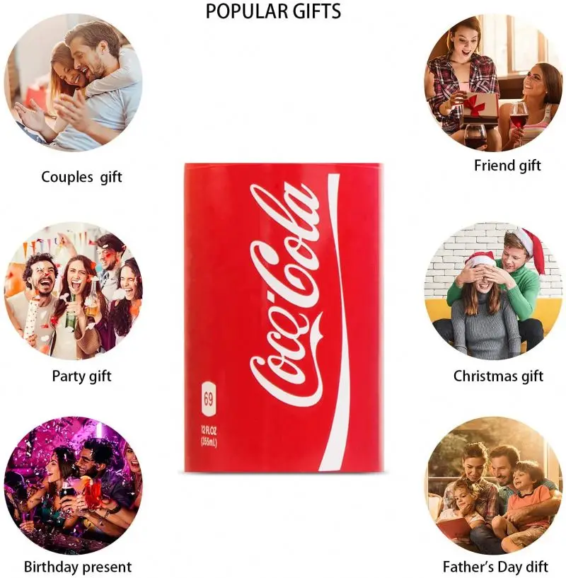 Amazon Hot Sale Party Hide Beverage Cola Beer Can Covers Silicone Can Shape Cooler Sleeve Cover Hide A Beer