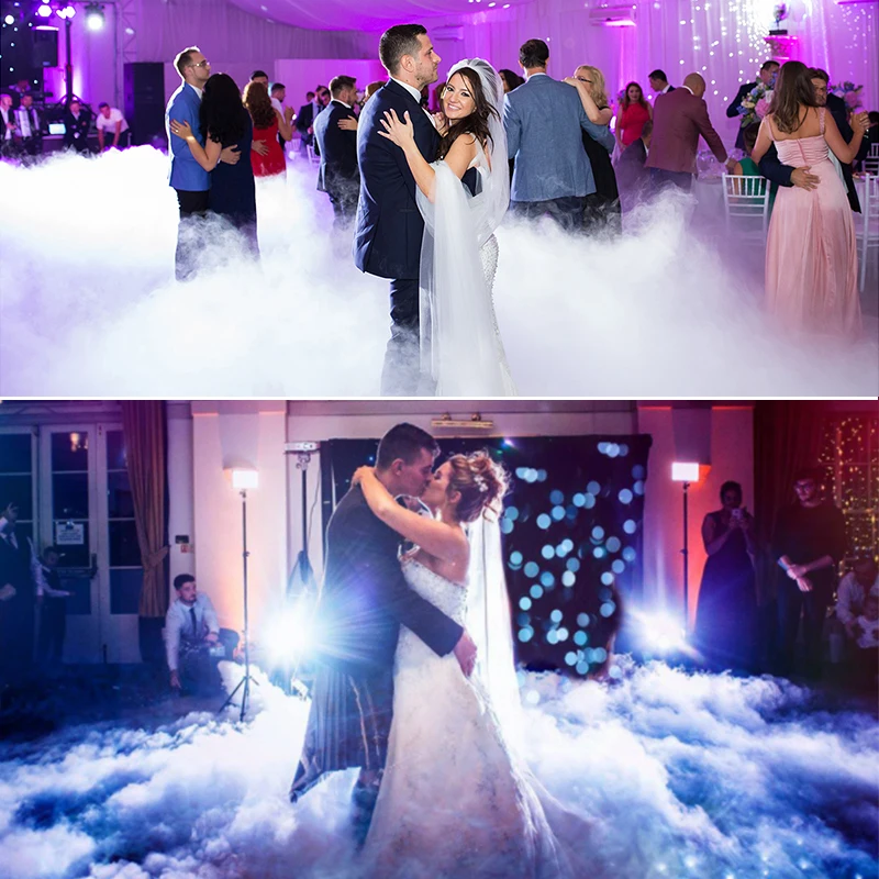 3500w 6000w Dry Ice Fog Machine Wedding Stage Party Low Lying Fog Machine Smoke Low Fog Machine