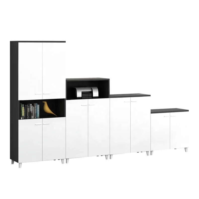 White Customized Office Movable office file cabinet drawer funiture metal file cabinets office