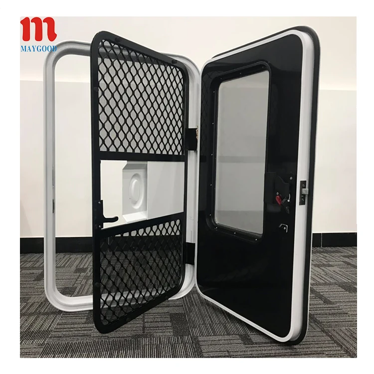 Newest Design Teardrop Trailer Door 620*1250mm High Tensile Aluminum Alloy RV Parts & Accessories