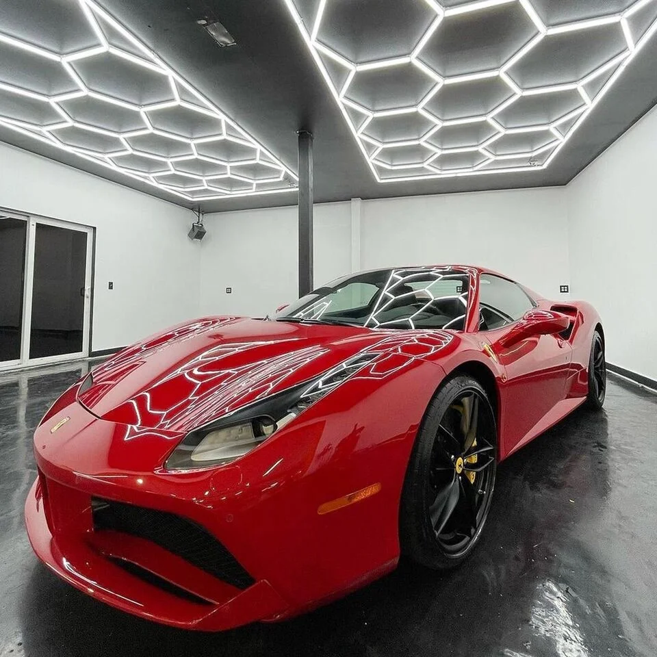 HanYin Energy Saving Diy Garage Lights for Car Shop Washing Cars Station Bars Hexagonal Led Light