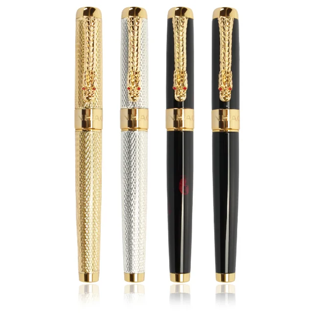 Jinhao 1200 Дракон металлическая перьевая ручка