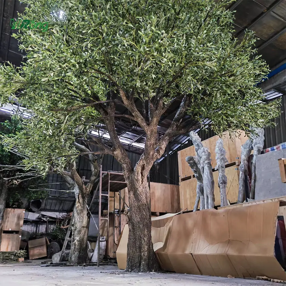 home wood Customized Artificial olive Tree For Indoor And Outdoor Decoration for restaurant