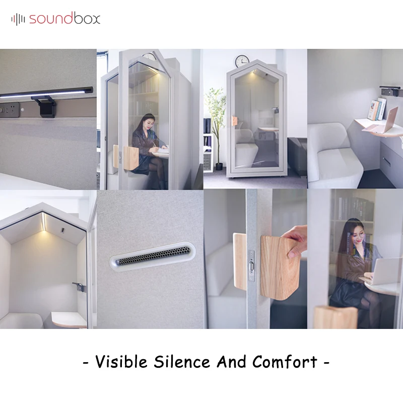 Экологически чистые Роскошные офисные капсулы Soundbox производители креативные будки для фрилансеров