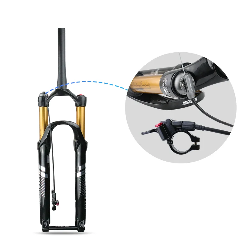 OEM 15*110mm Bike Front Fork Mountain Bike 27.5 29 inch Air Suspension MTB Bike Fork 27.5 with 29 inch Stock