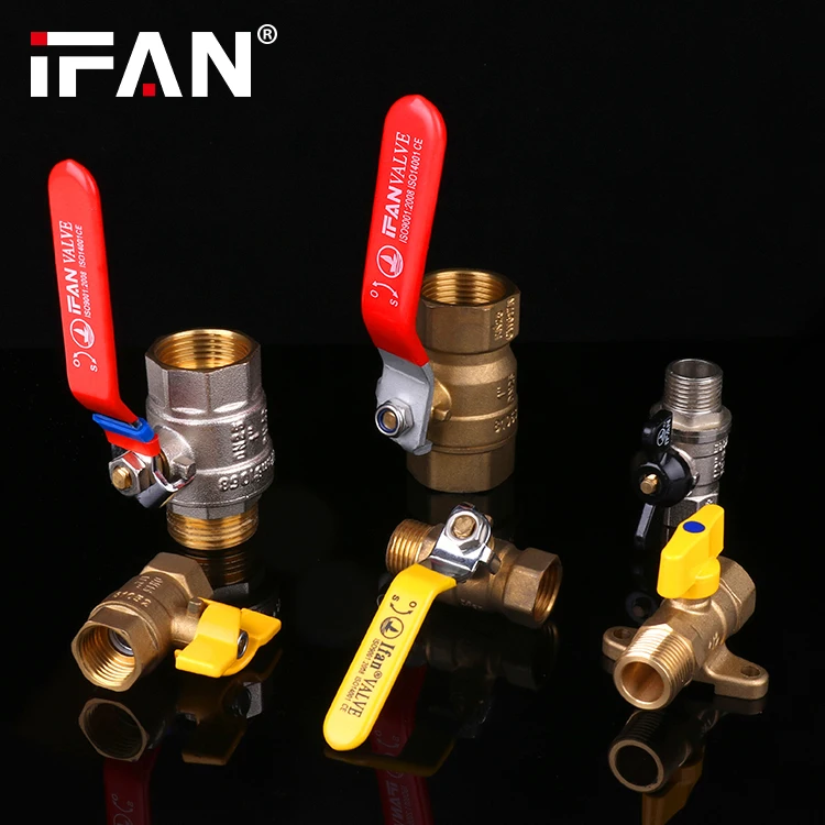 IFAN OEM manufacturer PN25 forged copper brass water gas oil ball valve