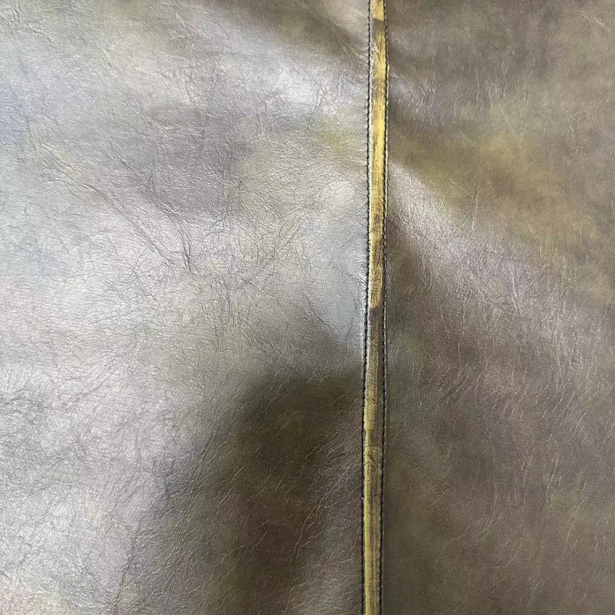 Solid And Durable pu faux leather fabric holographic fabric for table cloths in pu 100% polyester fabric with pu