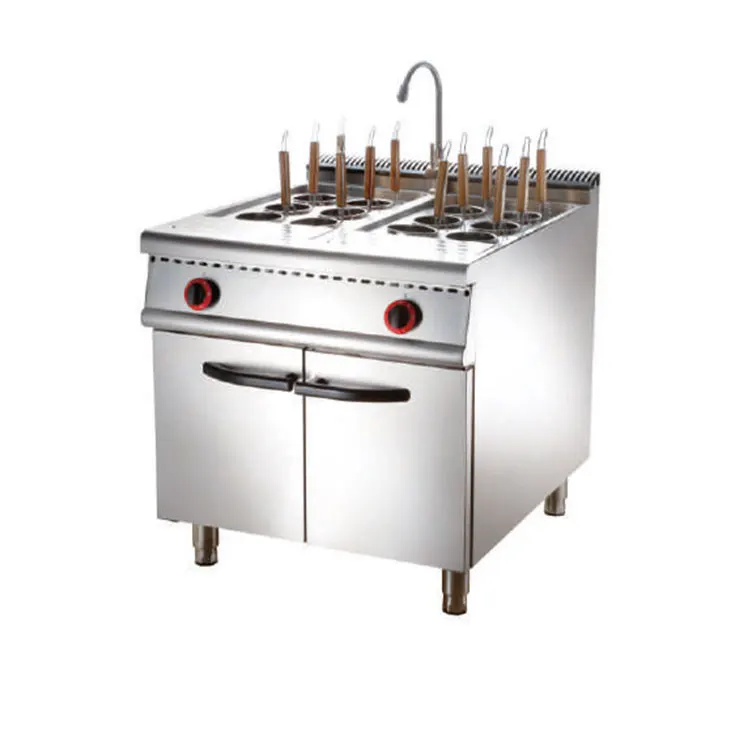 Restaurant Hotel Supplies Heavy Duty Commercial Stainless Steel Kitchen Equipment Gas Range With Electric Oven