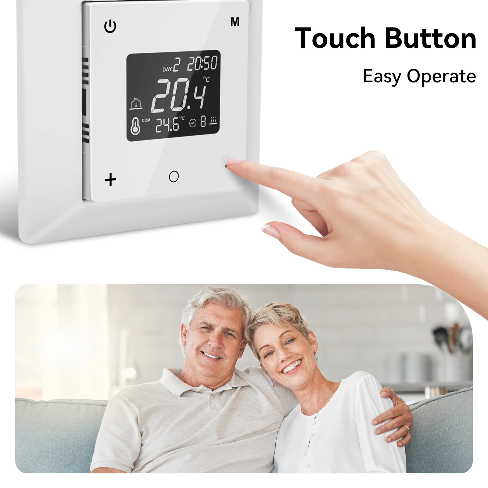 MINCO HEAT WiFi Best Smart Control Room Thermostat for Electric Heating System Thermostat