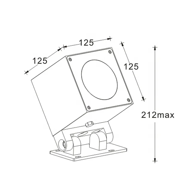 IP65 Outdoor Lighting Waterproof Surface Mounted LED Projector