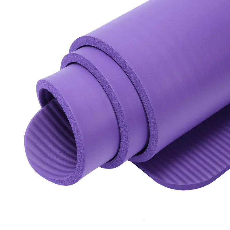 High Quality Eco-friendly NBR Non-slip Foldable NBR Yoga Mat Extra Thick Exercise Yoga Mat 8mm 10mm 15mm 20mm Yoga Mat