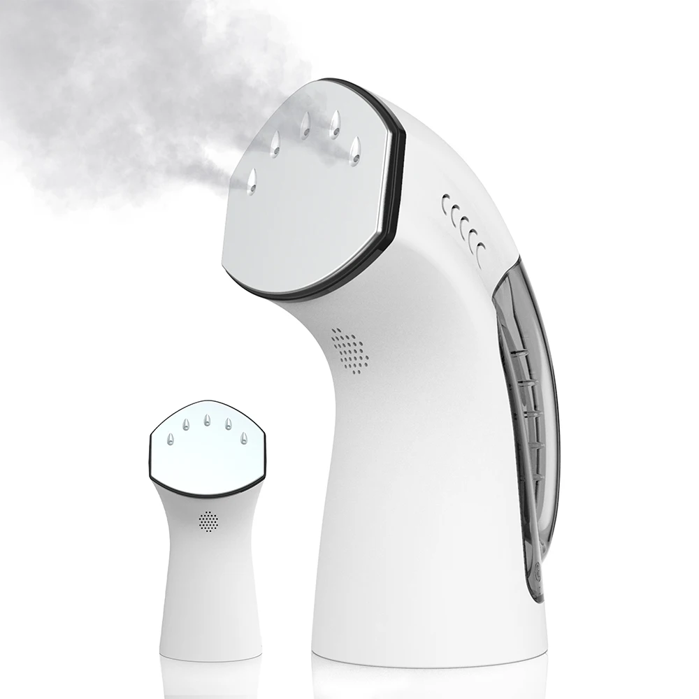 Lescolton handheld garment steamer 2 in 1 dry and air ironing one key control clothes easy operate steamer and cleaner