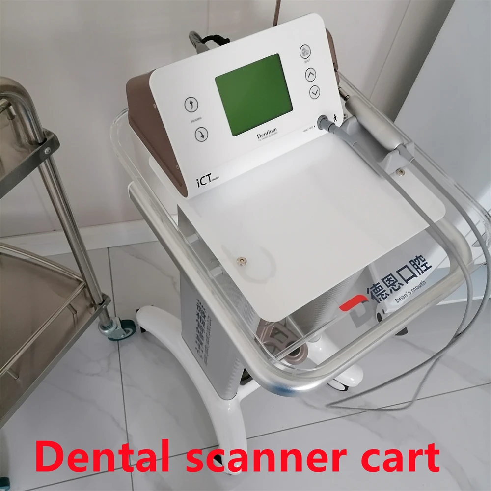 2 Drawers Dental clinic ultrasound scanner trolley Stand Beauty Instrument Trolly Tray ultrasound trolley cart With 4 Wheel