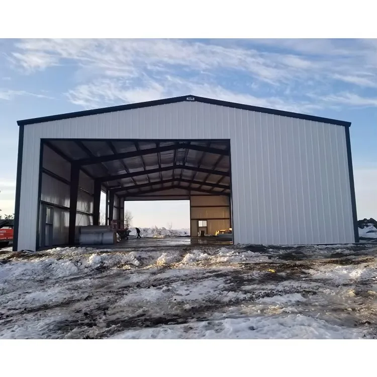 Steel Structure Hot Kits For Sale Prefabricated Drawing Steel Structure Building Horse Storage Shed Barn
