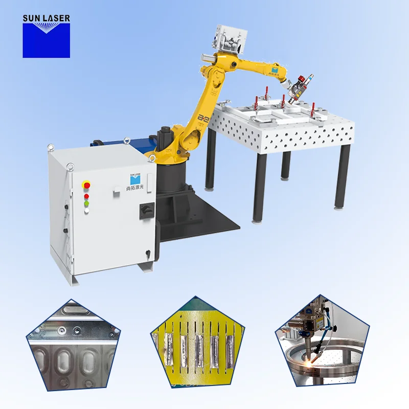 Fully Automated Robot Fiber Optic Industrial Welding Intelligent Robot Arm New Energy Welding And Conveying General Equipment