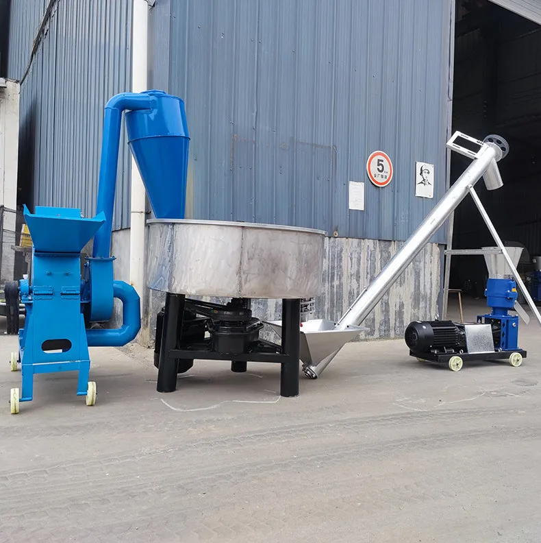 Floating fish feed extruder fish food making machine made in china feed pellet processing equipment plant