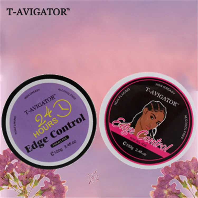 Sun sara Wholesale Bulk oem Logo Hair Styling Vendor No Flake Extra Strong Hold Hair Wax Stick Gel Edge Control For Black Woman