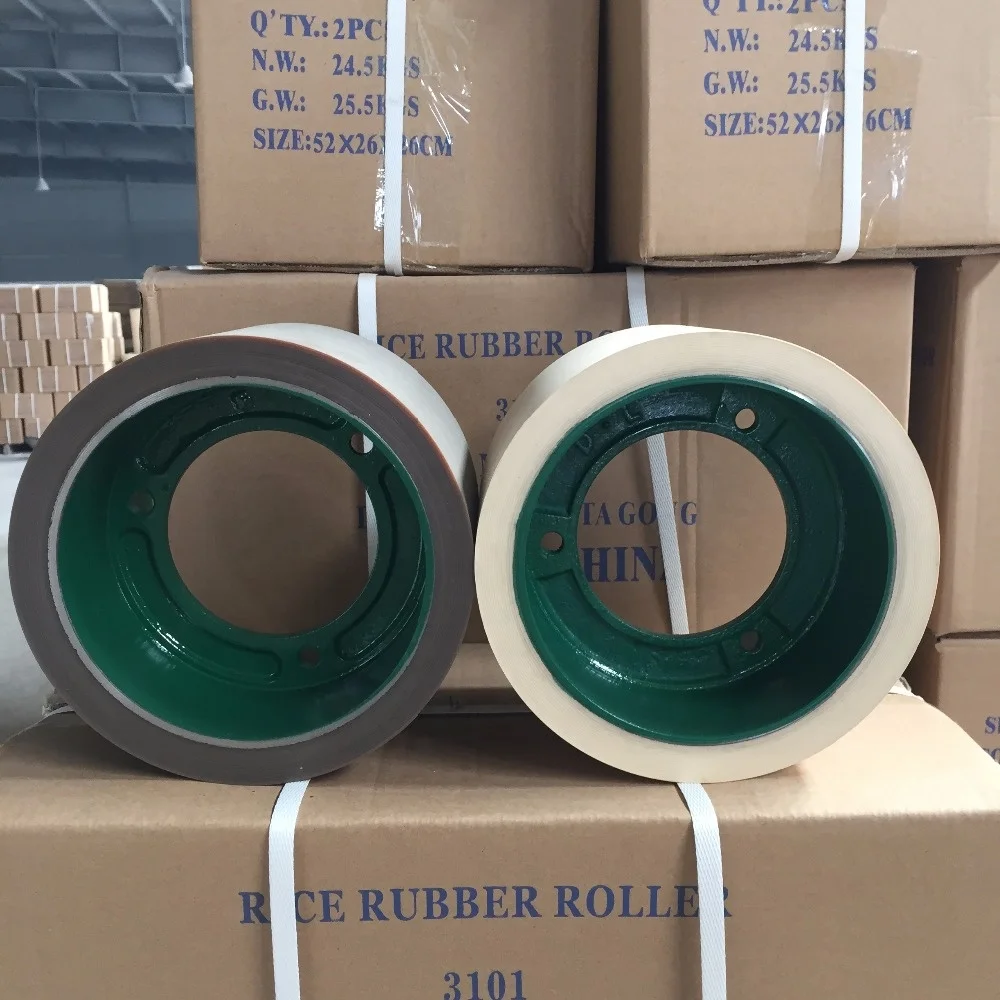 Rubber rice roller in rice husker 6 inch