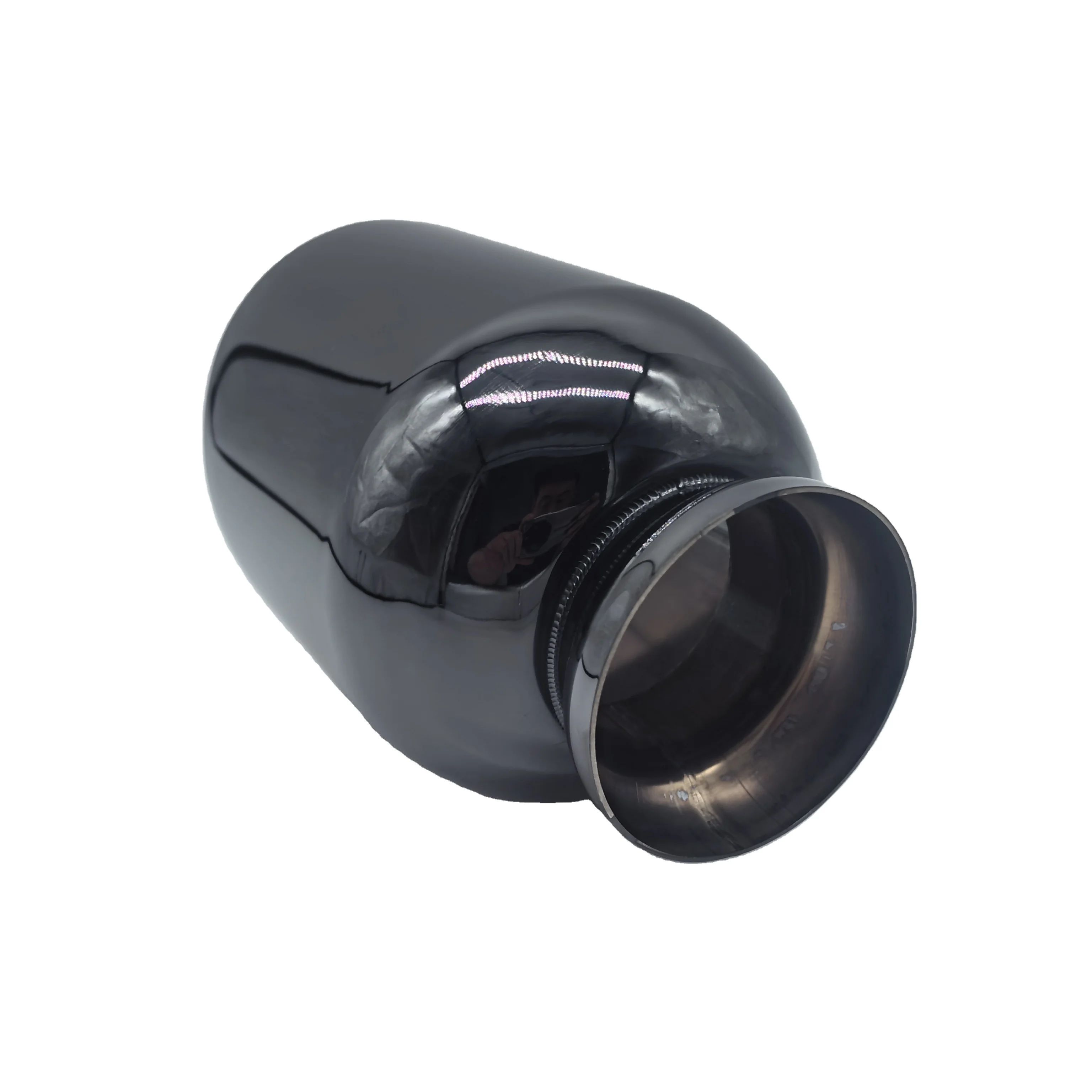 5 Inch Chrome Black Stainless Exhaust Tip Automotive Muffler Pipe End Tip Tailpipes