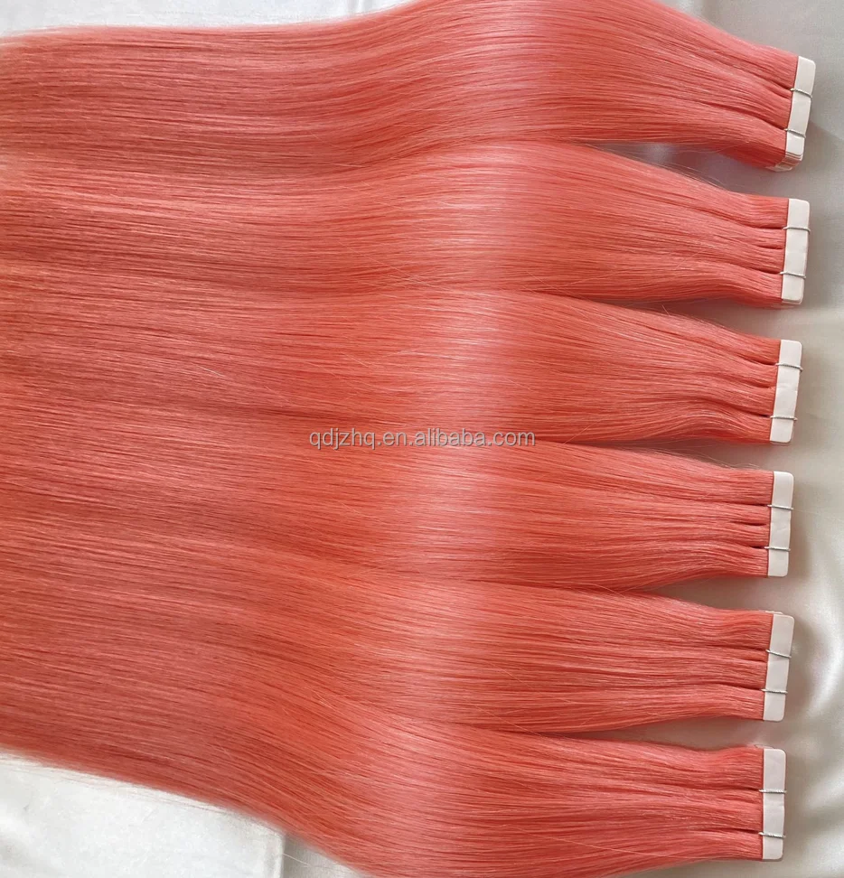 Top quality cambodian tape in hair  extension tape ins cuticle aligned human hair slim tape in hair extensions
