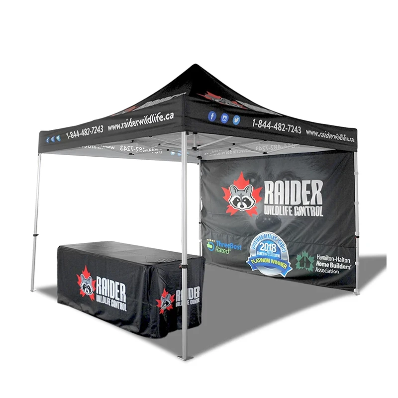 Aluminum Hexagonal Bracket Fold Tent Customized 3x4.5m Outdoor Folding Instant Custom Easy Set up Event Tent Powder Coated Steel